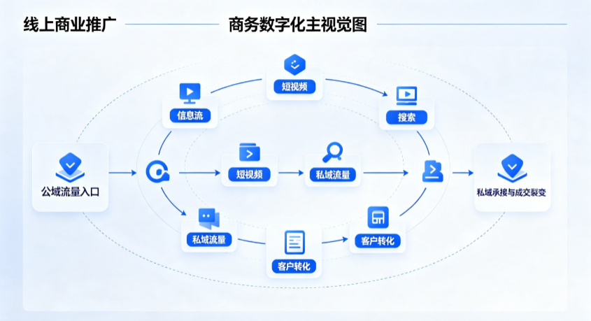 大安市线上商业推广怎么做？全域流量闭环搭建与低成本转化实战指南